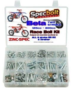 Kit de Tornillos de Carrera Específicos BETA SPECBOLT ZINC