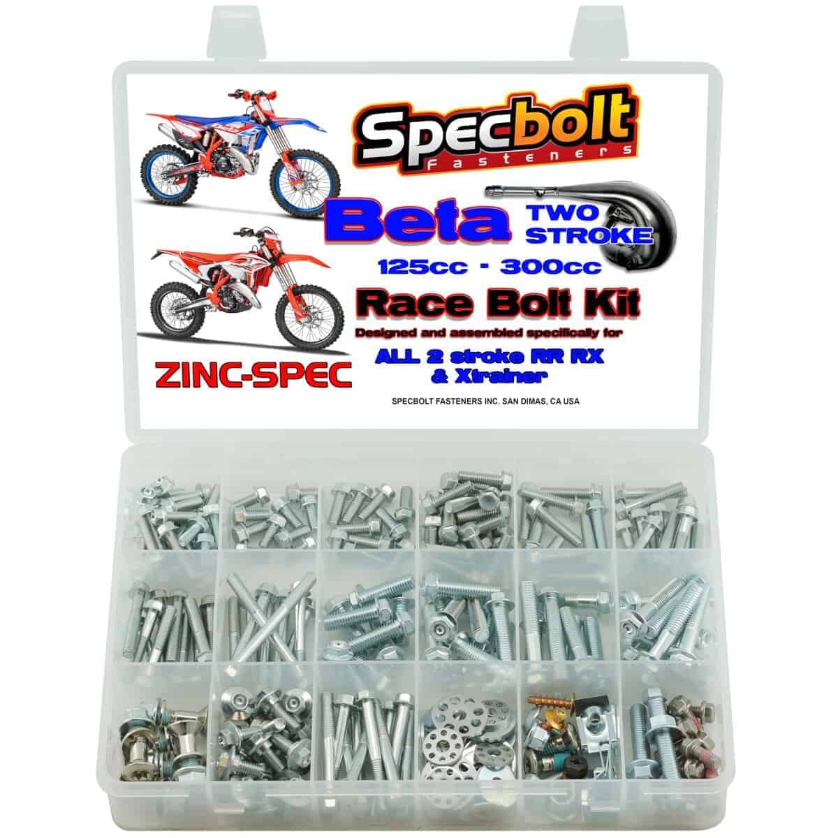Kit de Tornillos de Carrera Específicos BETA SPECBOLT ZINC
