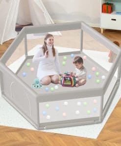 Corralito Grande para Bebés, 65x65 Pulgadas, Corralito para