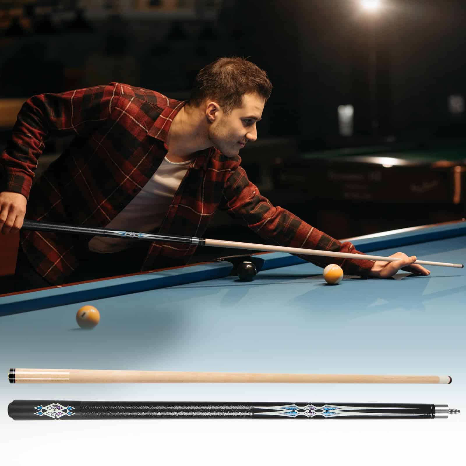 Juego de 5 palos de billar Kmise, palo de billar de arce - Imagen 9