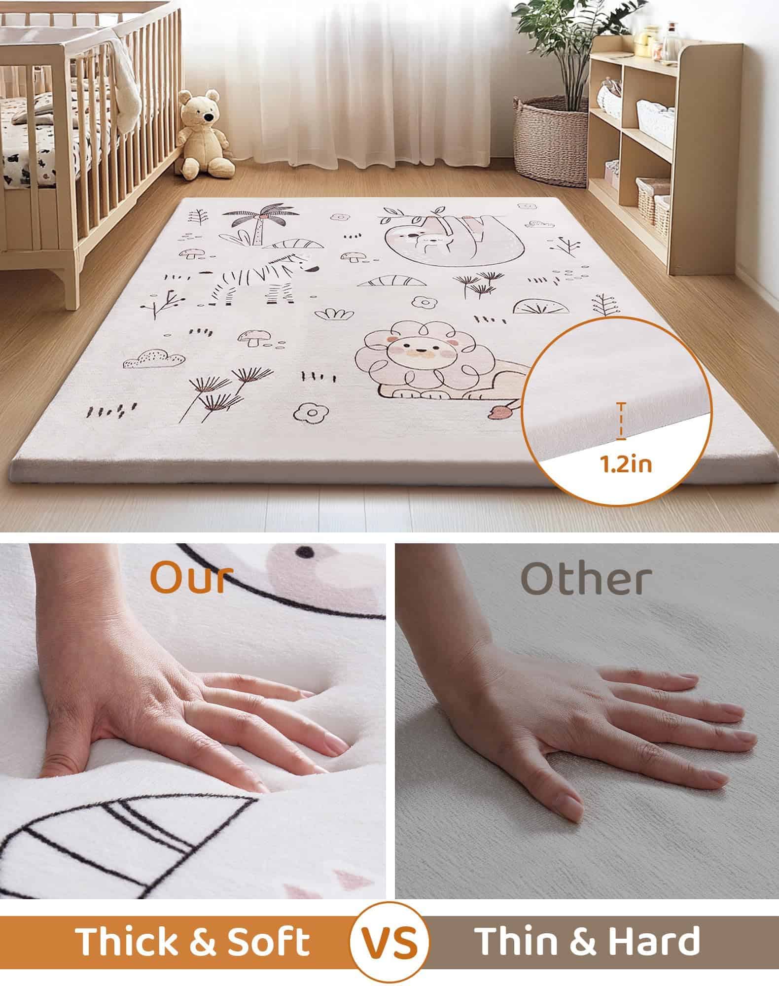 Tapete de Juego para Bebés ROBUD, Tapete de Juegos para - Imagen 4