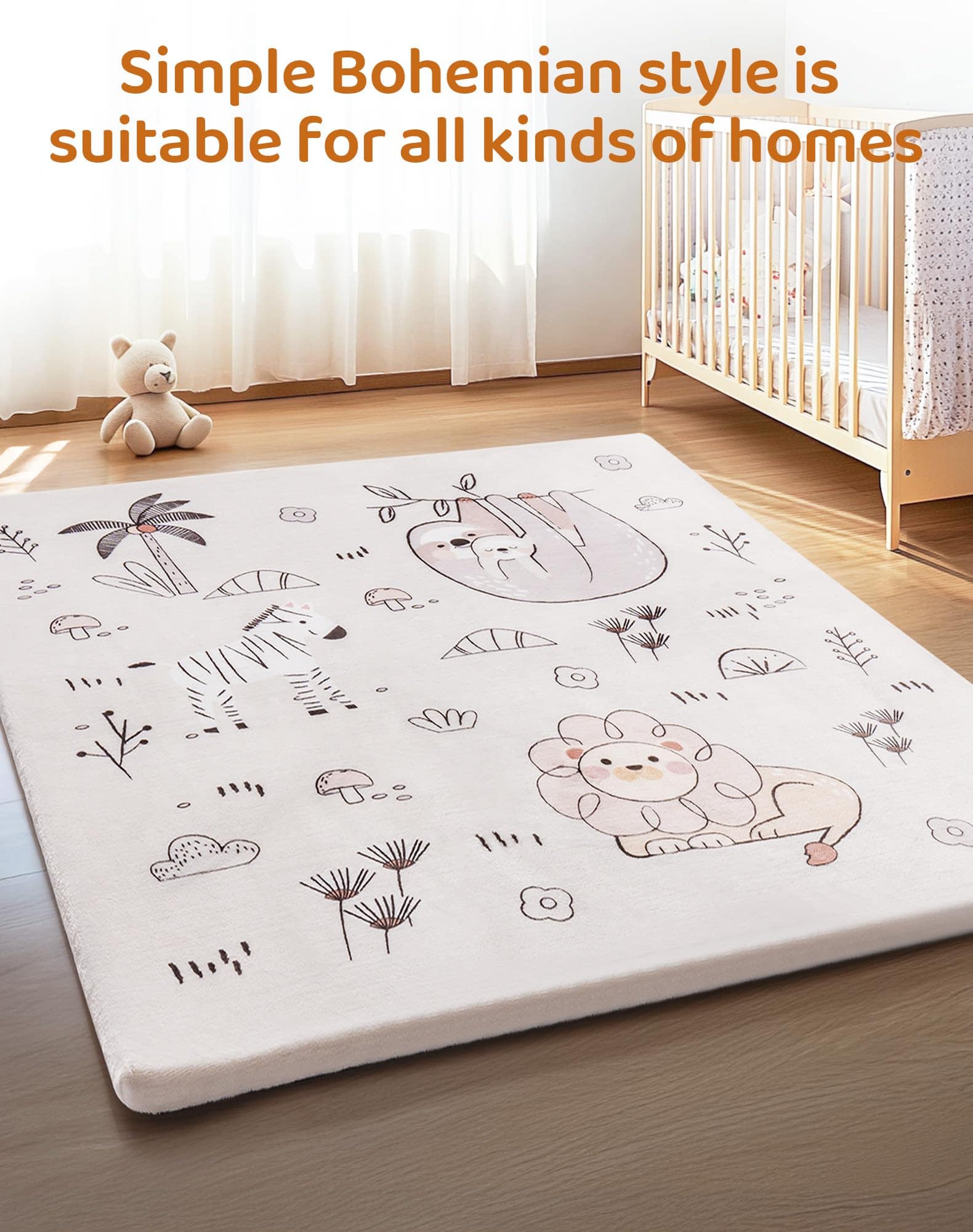 Tapete de Juego para Bebés ROBUD, Tapete de Juegos para - Imagen 8