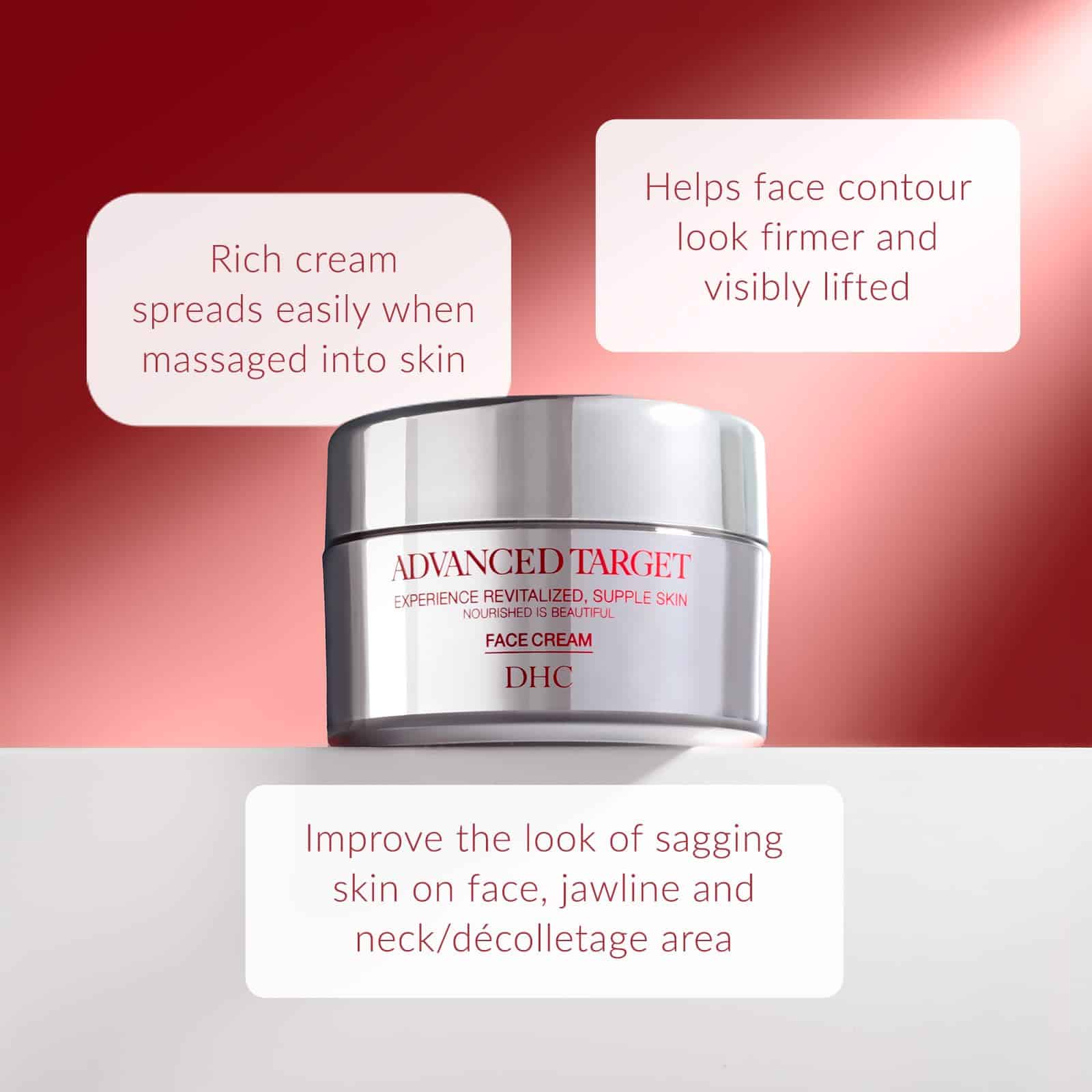 Crema Facial Avanzada DHC Target, Crema Revitalizante - Imagen 8