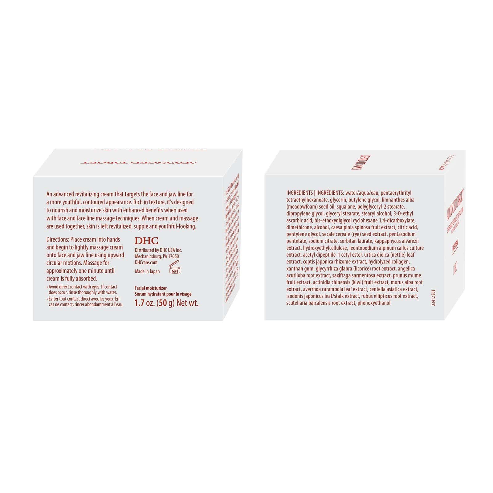 Crema Facial Avanzada DHC Target, Crema Revitalizante - Imagen 10