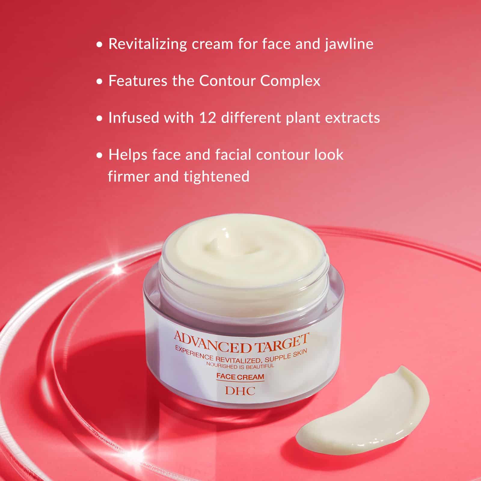 Crema Facial Avanzada DHC Target, Crema Revitalizante - Imagen 3