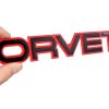 1Pc 84-89 Emblema de Parachoques Trasero de Corvette 3D