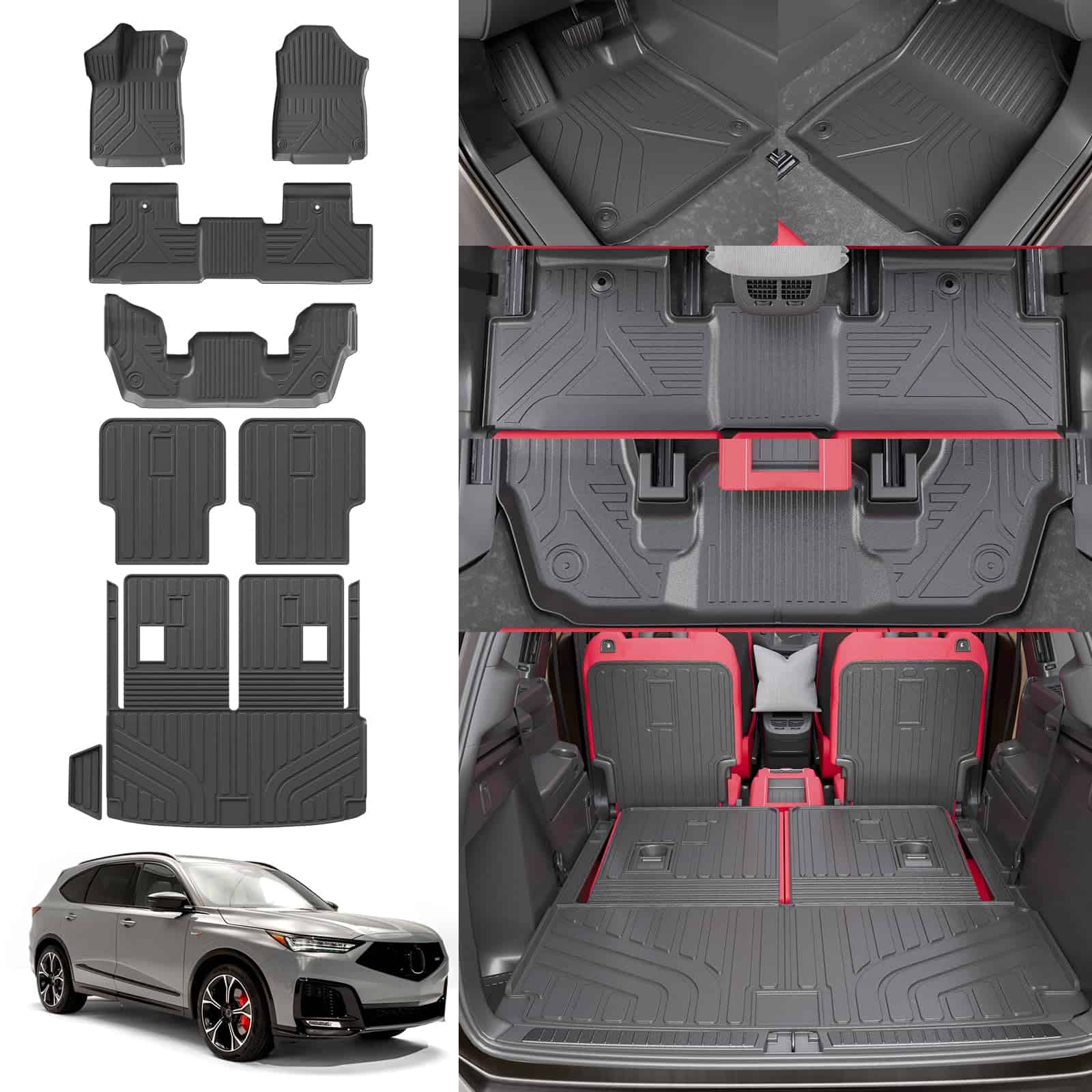Tapetes para piso Rongtaod compatibles con 2022-2025 Acura