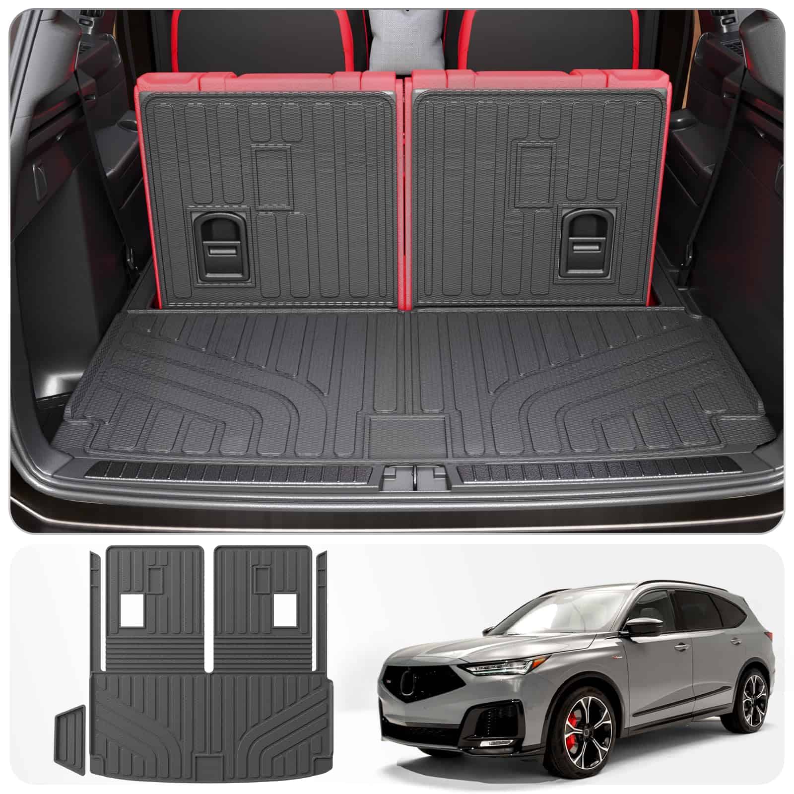 Thinzyou Cargo Mat Compatible con Acura MDX 2022-2025 (NO