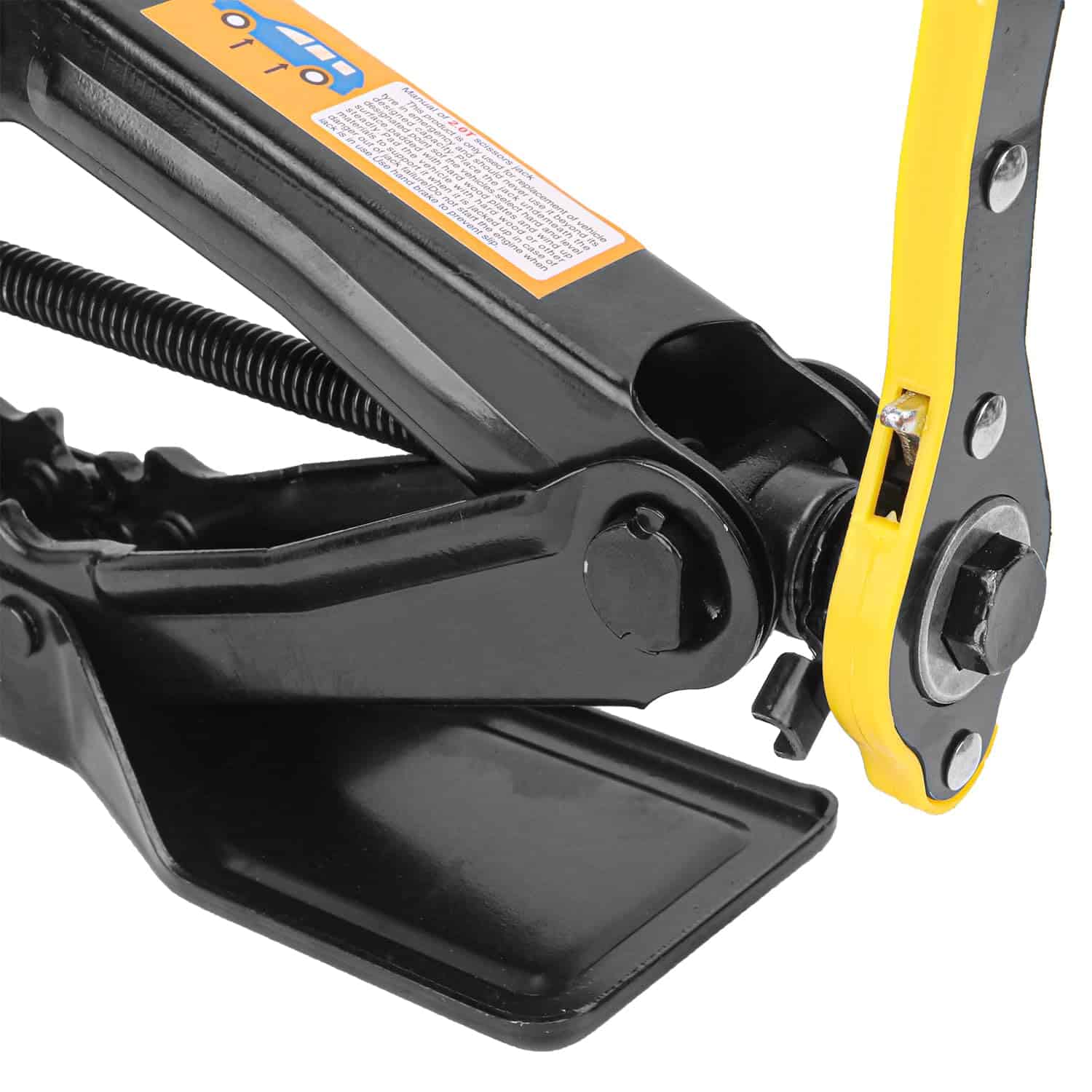 Gato de Tijera Negro Biugaaufai para Coche - Capacidad de - Imagen 5