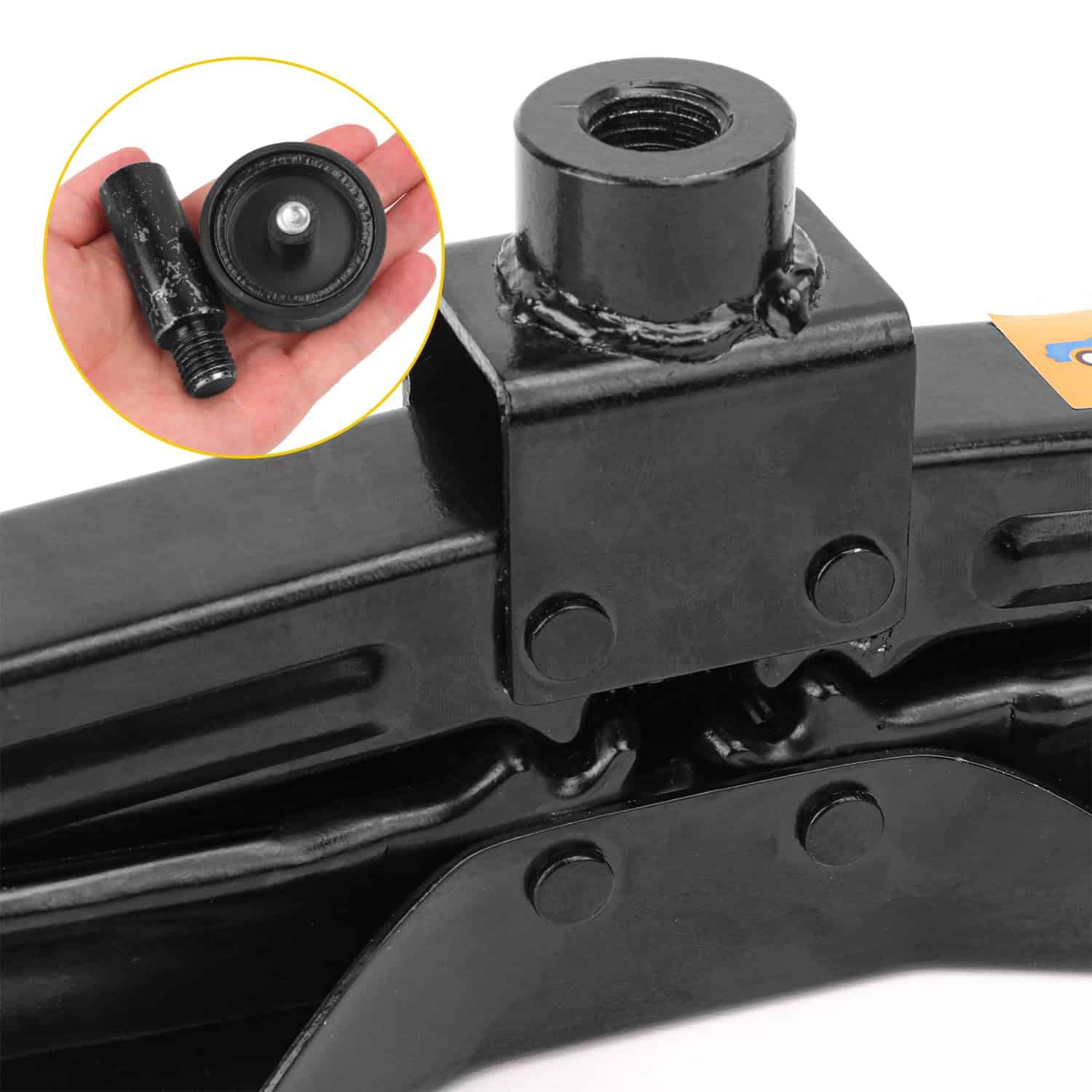 Gato de Tijera Negro Biugaaufai para Coche - Capacidad de - Imagen 6