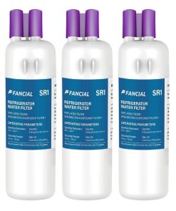 Fancial Filtro de Agua Certificado NSF, Carbón -Blanco