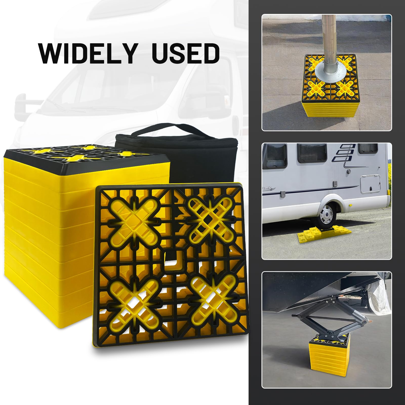 Bloques de Nivelación para RV ROBLOCK 12 Paquete, Bloques - Imagen 4