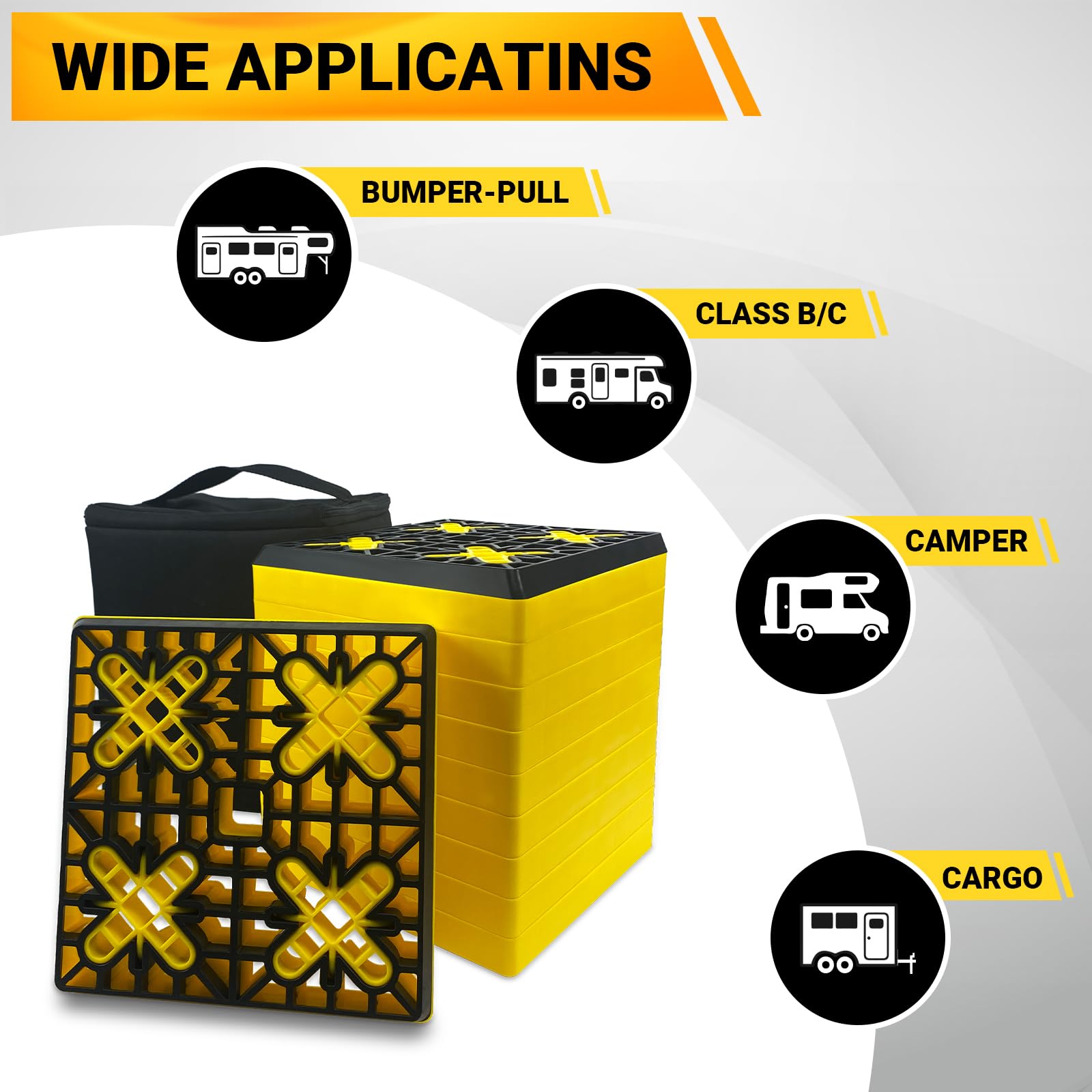 Bloques de Nivelación para RV ROBLOCK 12 Paquete, Bloques - Imagen 7