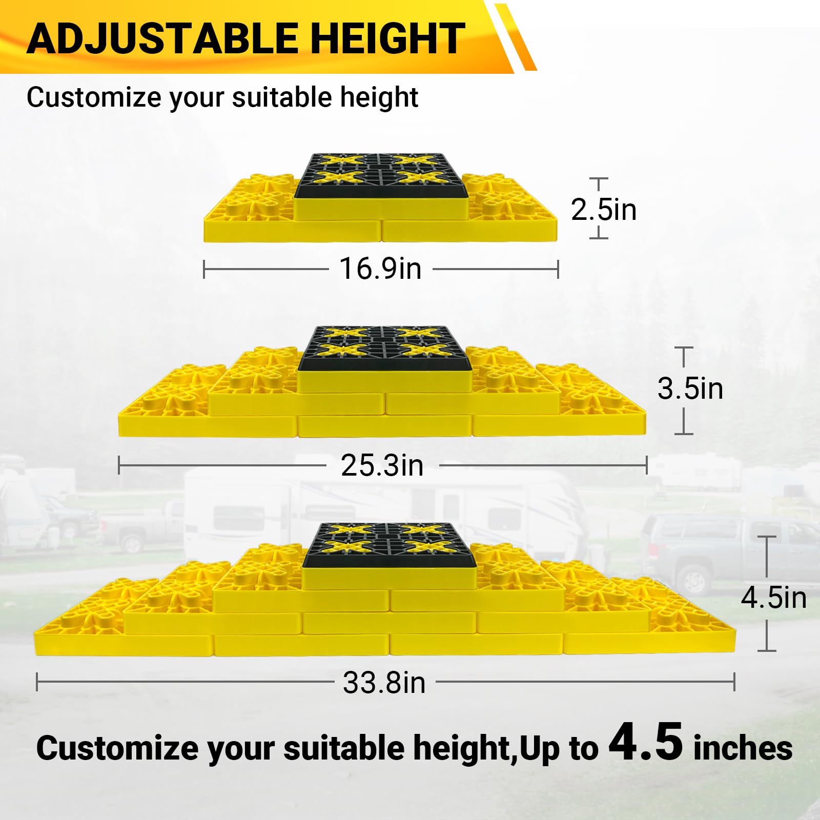 Bloques de Nivelación para RV ROBLOCK 12 Paquete, Bloques - Imagen 9