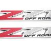 Emblemas Z71 Cromados de 10 Pulgadas para GMC Chevy
