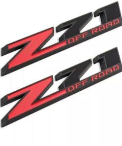Aimoll 2pcs 10 Pulgadas Grandes Emblemas Z71 Cromados para