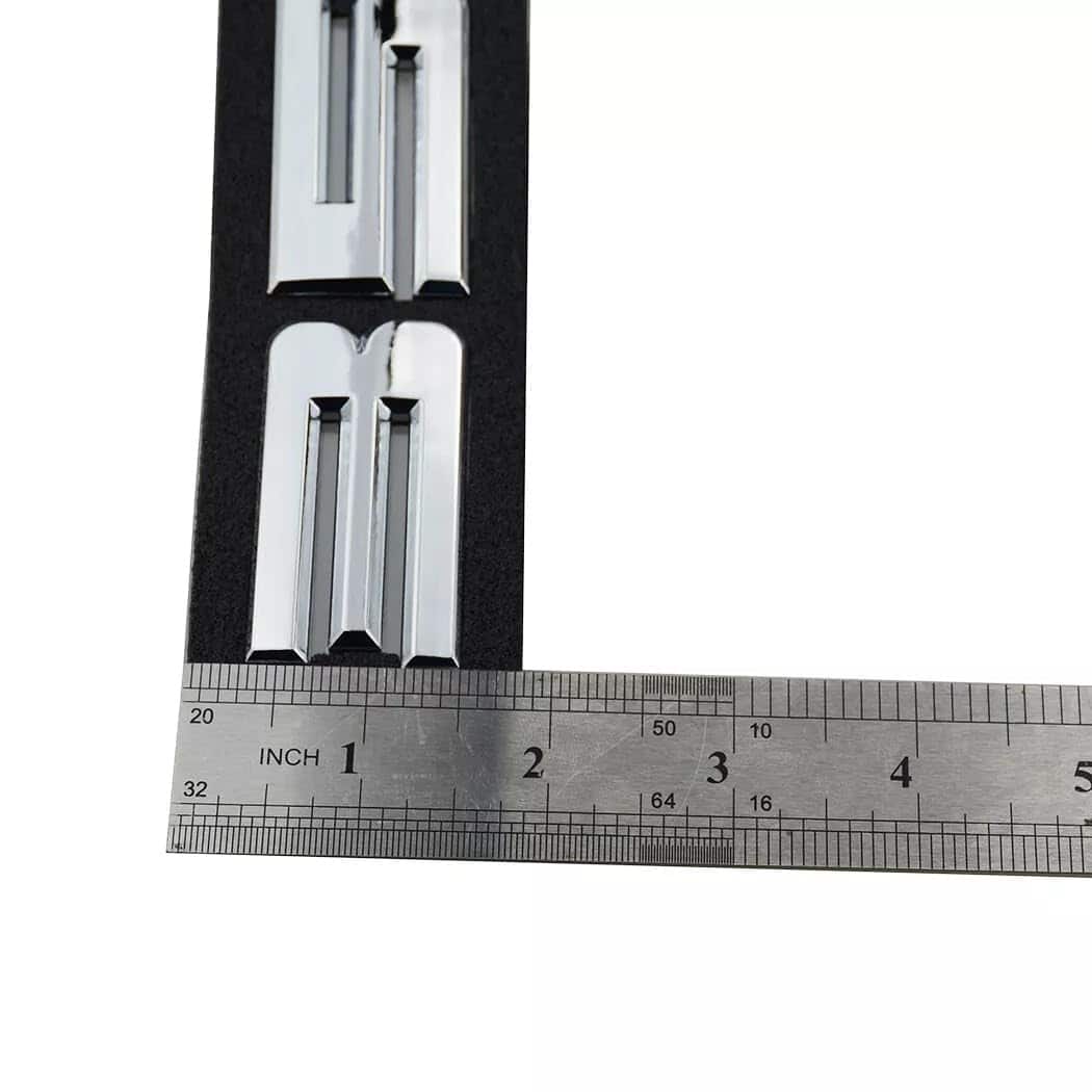 2 Emblemas Plásticos Matte Black 3500HD 3500 HD para Gm - Imagen 4