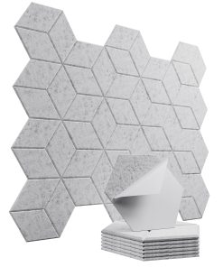 Paneles Acústicos Hexagonales Sanfylikus -Blanco