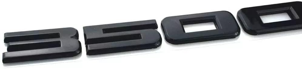 2 piezas Mate Negro 3500HD 3500 HD Placas Emblemas - Imagen 5