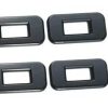 2 piezas Mate Negro 3500HD 3500 HD Placas Emblemas
