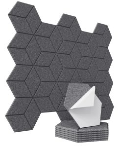 Paneles Acústicos Hexagonales Sanfylikus, Paquete de 12