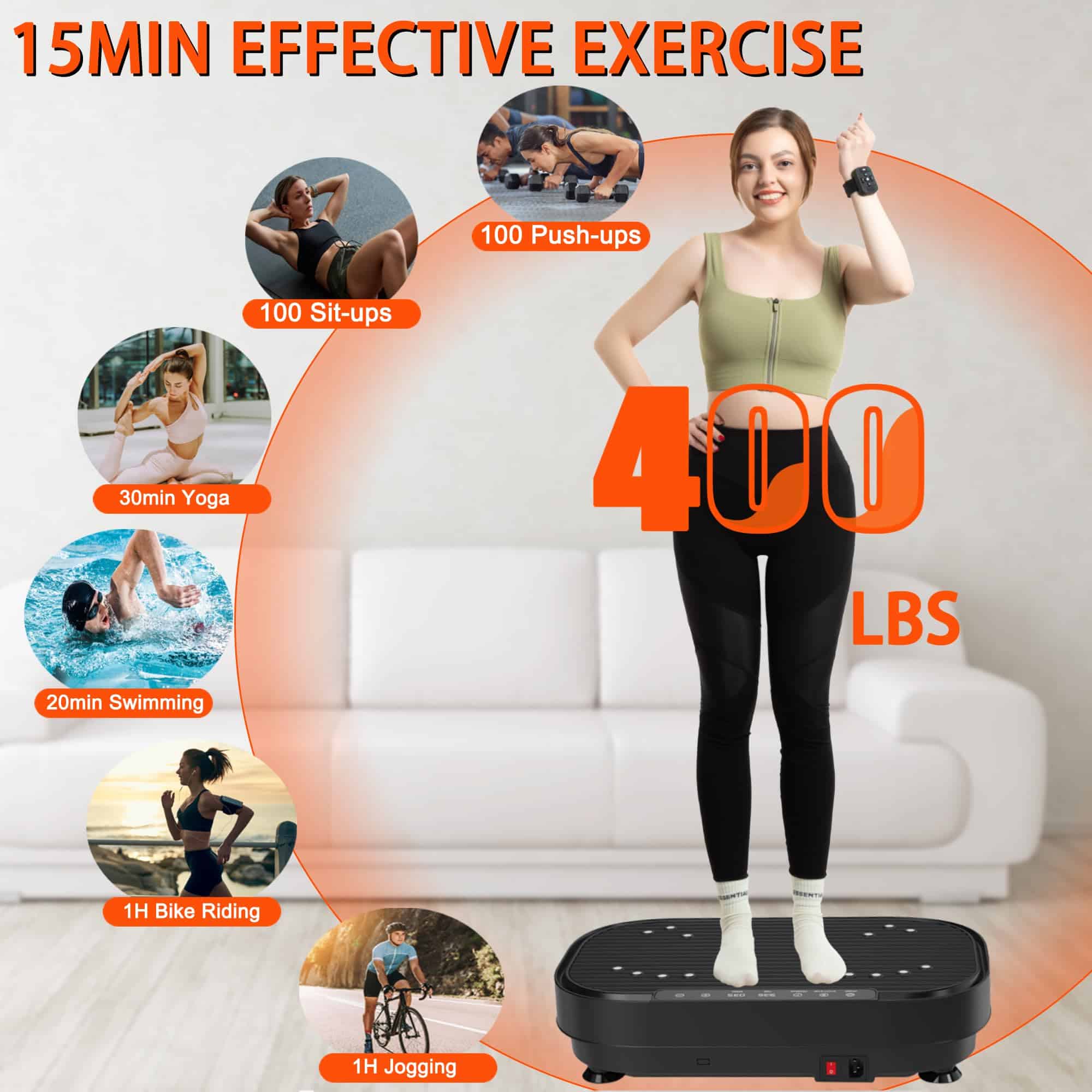 Plataforma de Ejercicio con Vibración 2025, Máquina de - Imagen 7