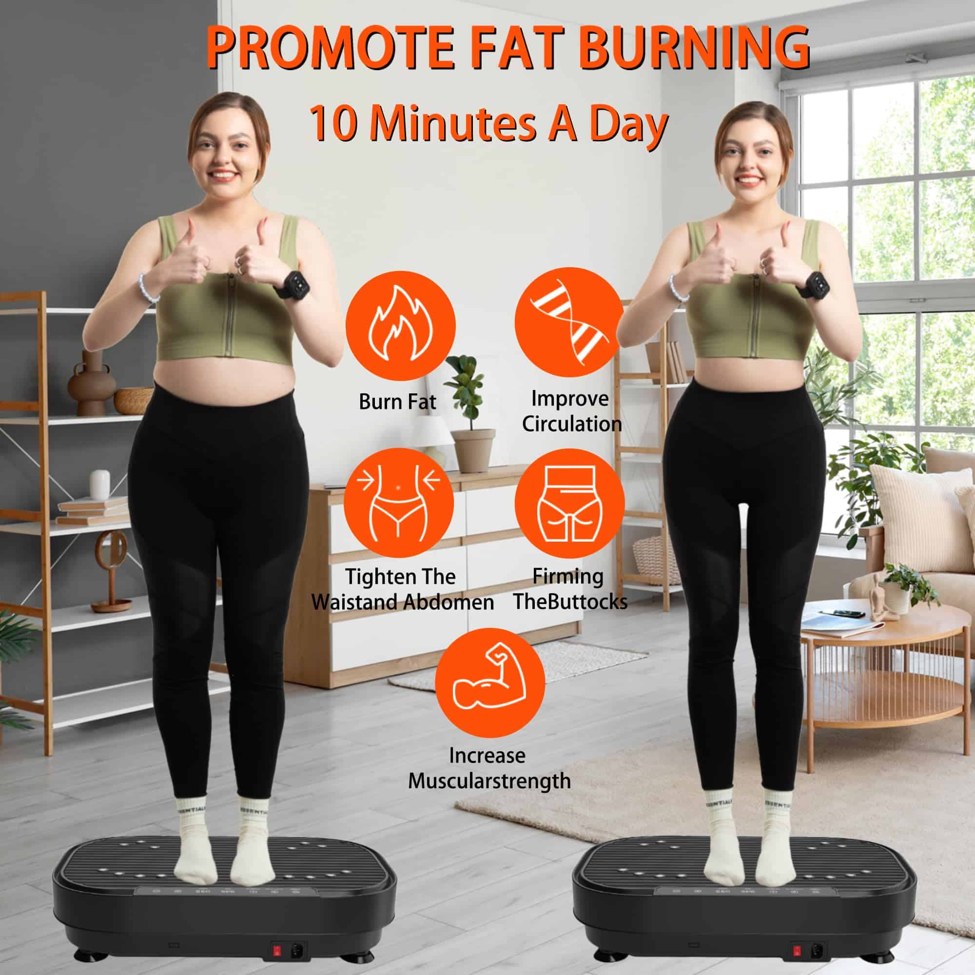 Plataforma de Ejercicio con Vibración 2025, Máquina de - Imagen 6