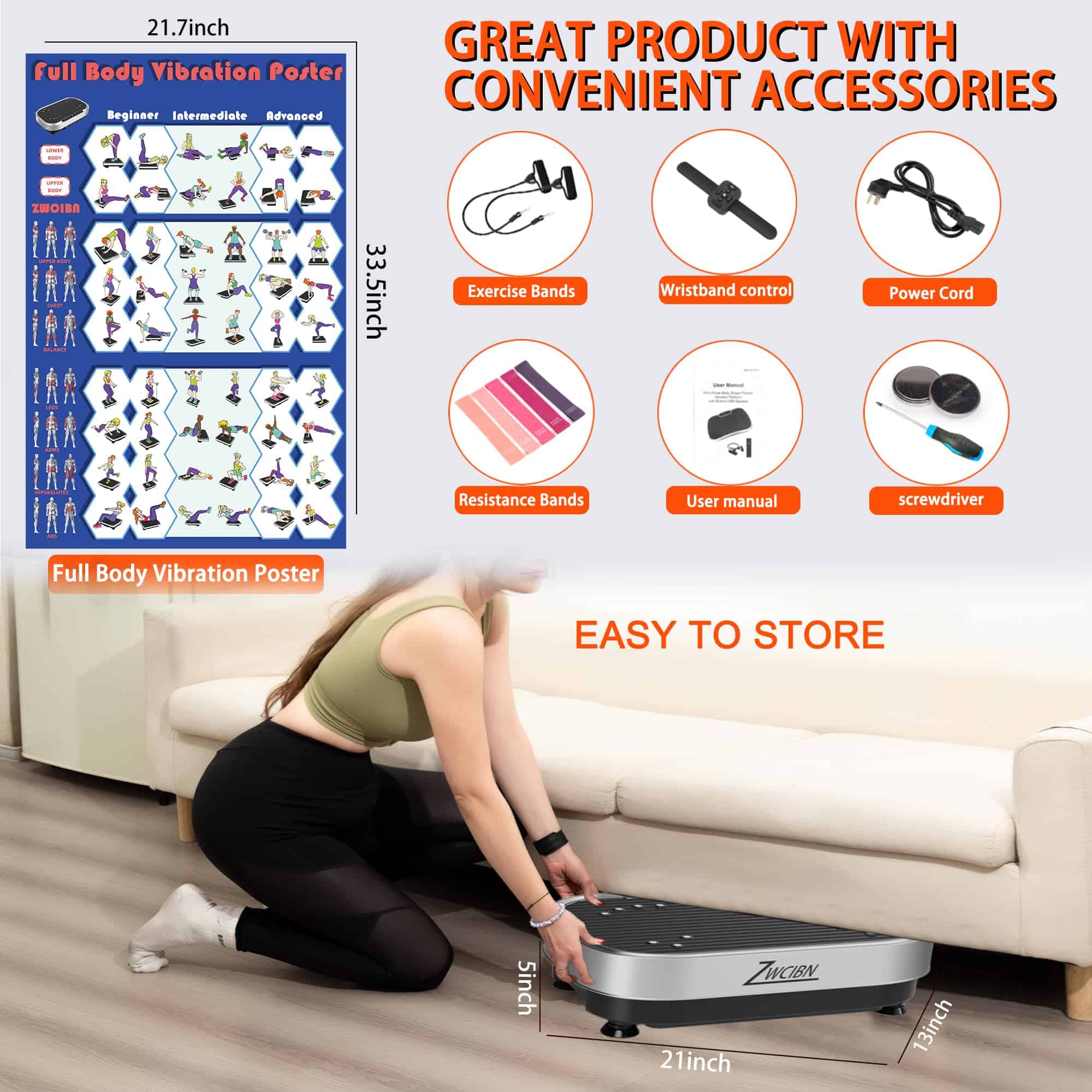 Plataforma de Ejercicio con Vibración, 2025 Máquina de - Imagen 9