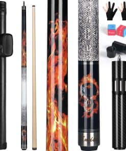 Kmise 58'' 20oz Taco de Billar con -Naranja