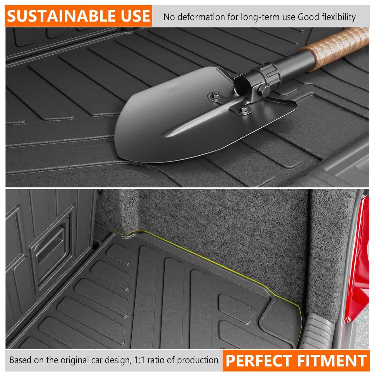 powoq Cargo Mat Compatible con Acura MDX 2022-2025 Tapete - Imagen 7