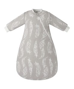 Saco de Dormir con Mangas Removibles - 1.0 TOG | Gris Pluma