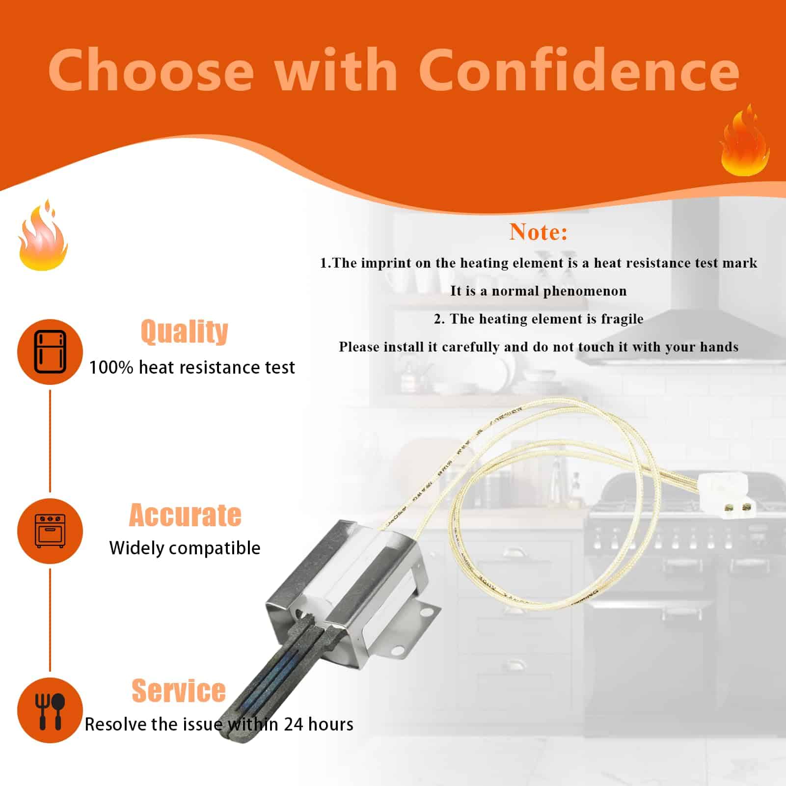 Actualización 2025 316489403 Ignitor de Horno de Cocina a - Imagen 8