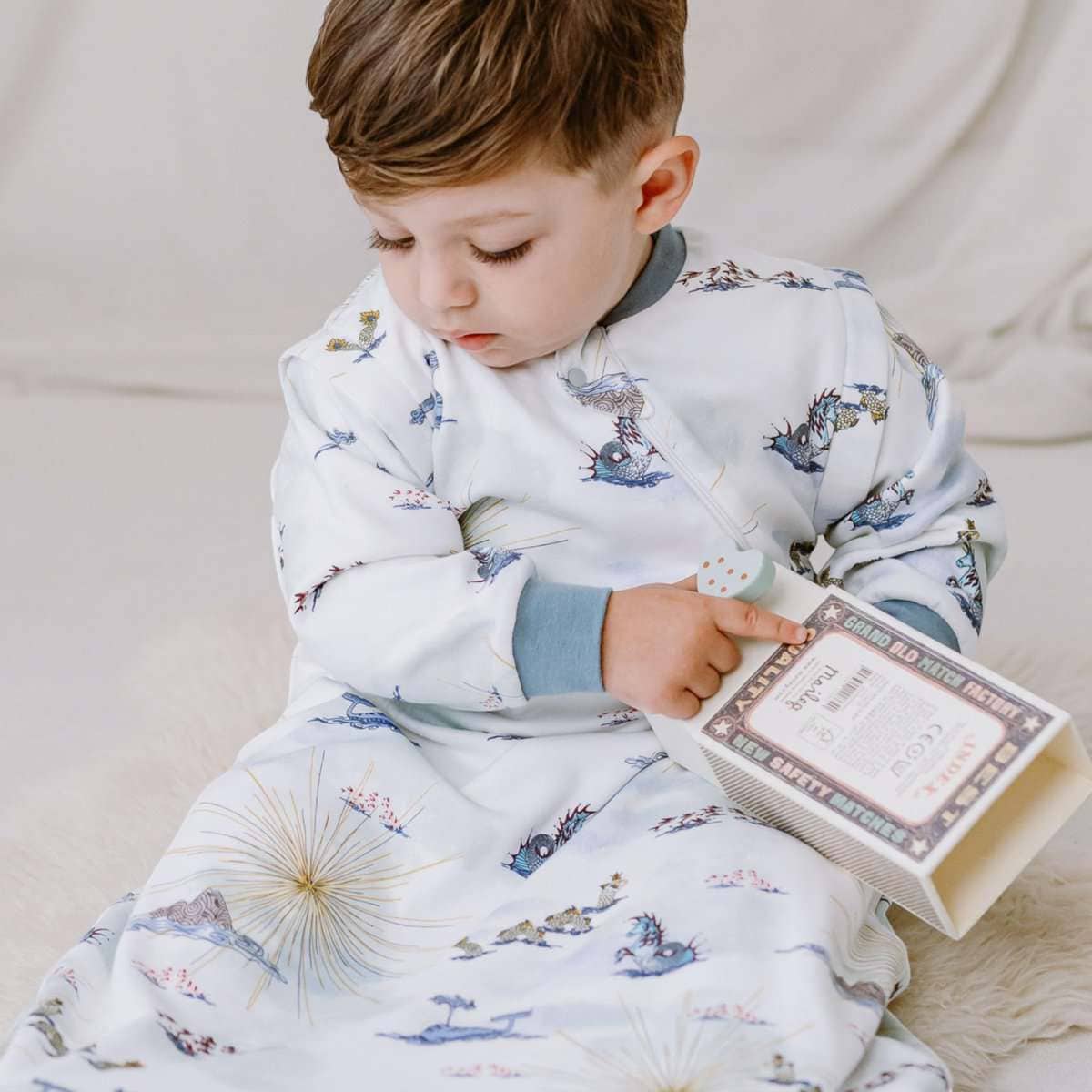 Saco de Dormir de Manga Desmontable de Algodón Orgánico de - Imagen 6