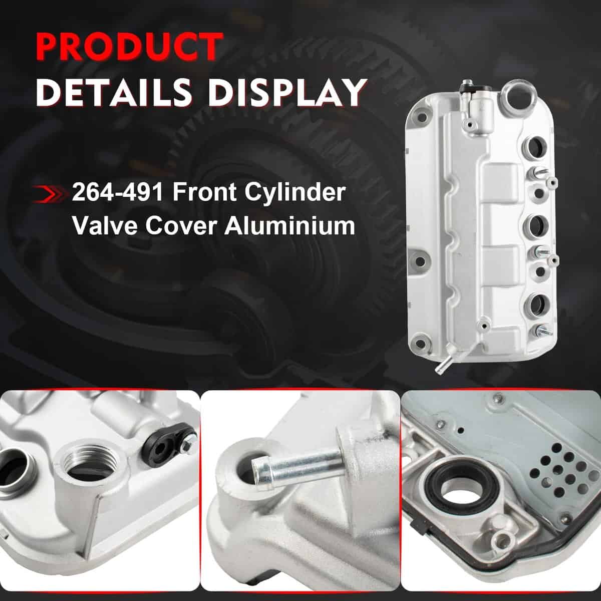 Merautop SJ 264-491 Tapa Válvula de Cilindro Delantero de - Imagen 5