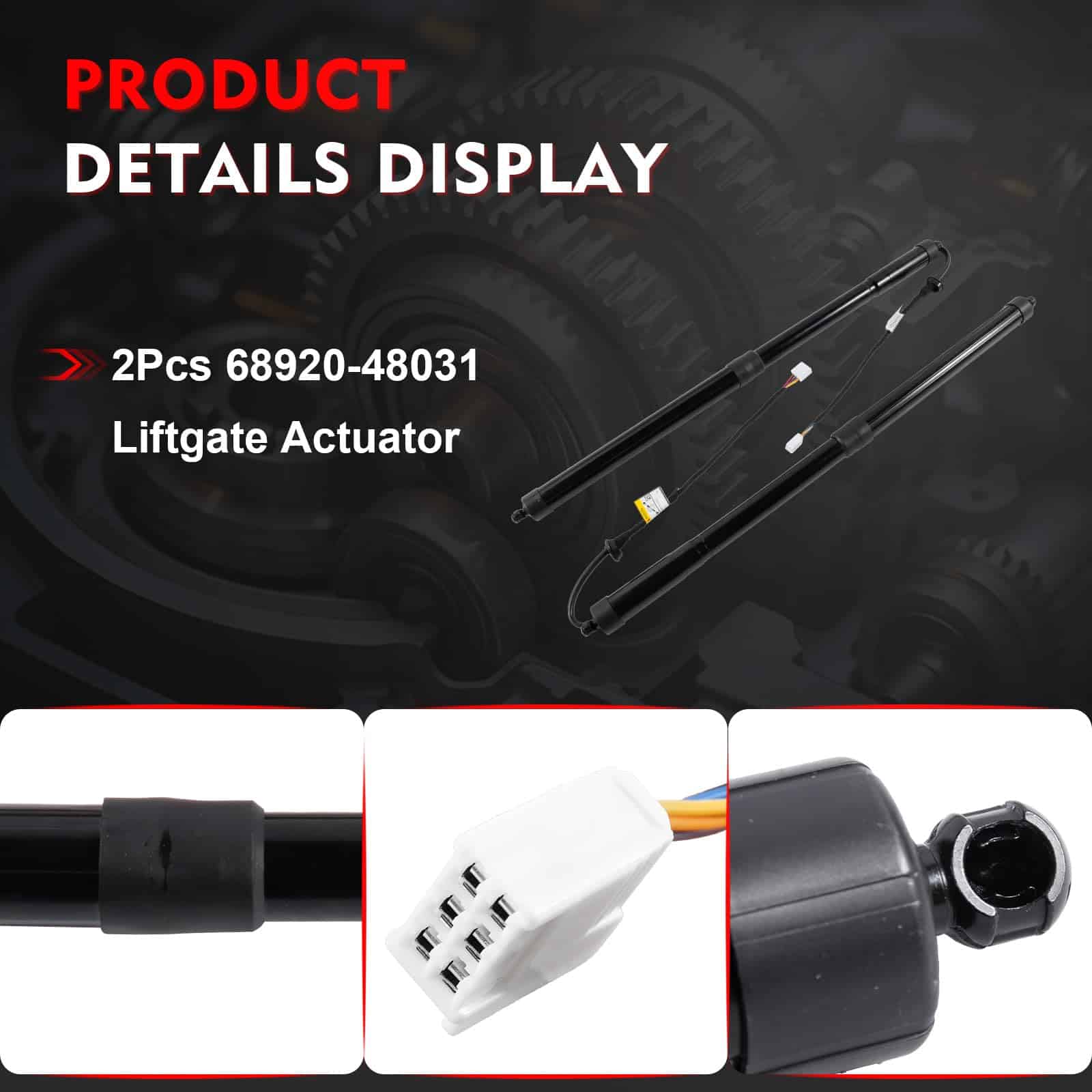 2Pcs 68920-48031 Soporte de Elevación Eléctrico para Portón - Imagen 6