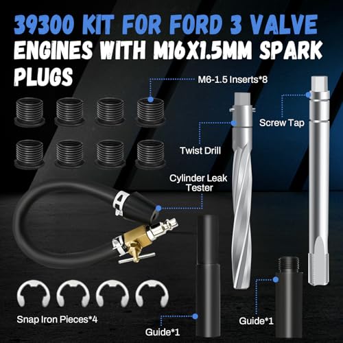 Kit de Reparación de Roscas de Bujía M16x1.5 de 3 Válvulas - Imagen 6