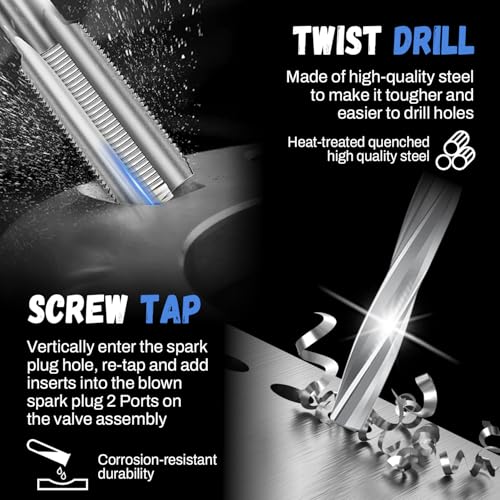 Kit de Reparación de Roscas de Bujía M16x1.5 de 3 Válvulas - Imagen 4