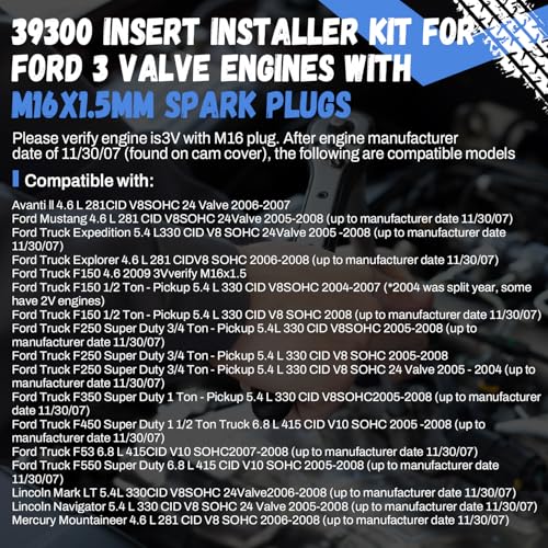 Kit de Reparación de Roscas de Bujía M16x1.5 de 3 Válvulas - Imagen 5