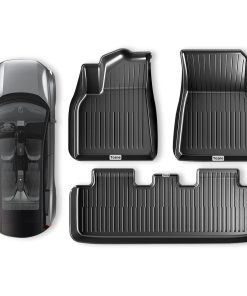 Tapetes para Tesla Model Y 2024-2020 (Juego de 3 Estilo A)