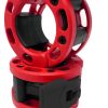 Clout Fitness Olympic Barbell Clamps Collars Par de Cierres