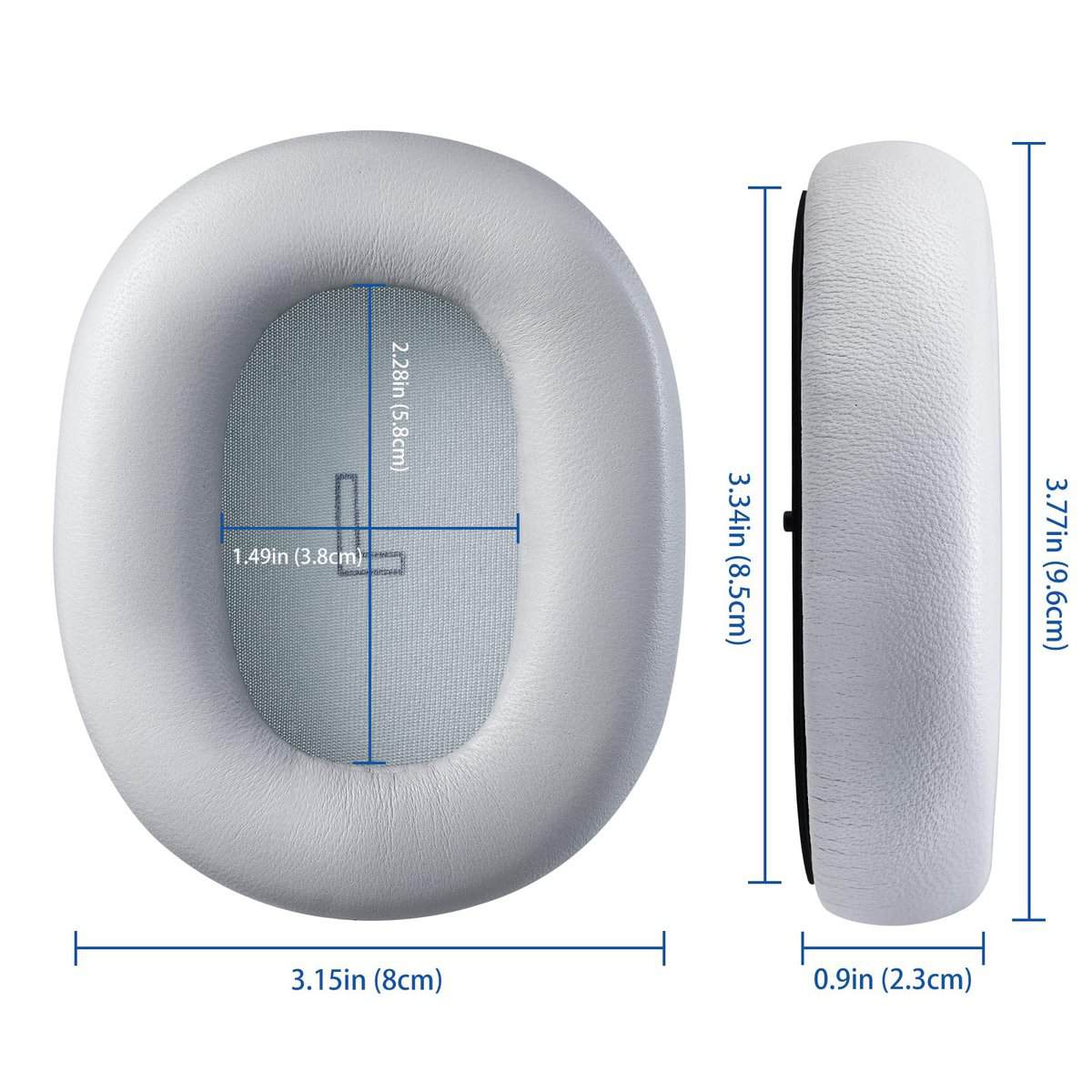 Almohadillas de Repuesto AHG Accessory House -Gris - Imagen 4