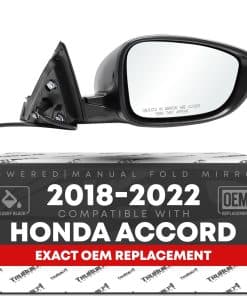 Espejo de reemplazo del lado del pasajero - Compatible con