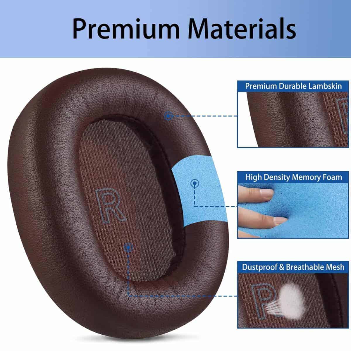 Almohadillas de Repuesto AHG Accessory House -Brown - Imagen 3