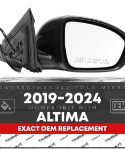 Espejo del lado del pasajero de repuesto - Compatible con