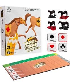 Juego de Carreras de Caballos con Bebidas RB Games -