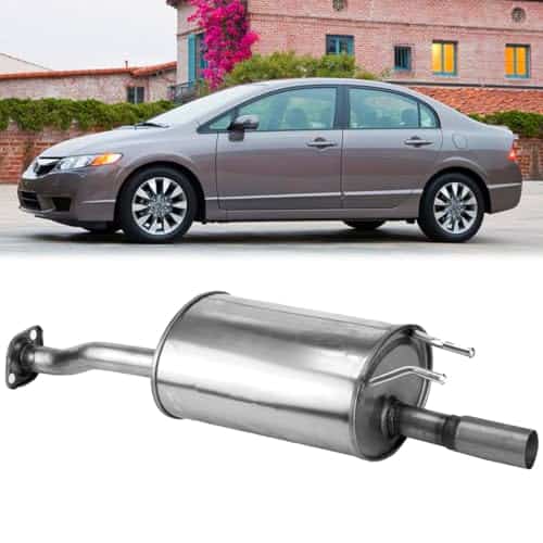 Silenciador Trasero de Escape de Acero Inoxidable