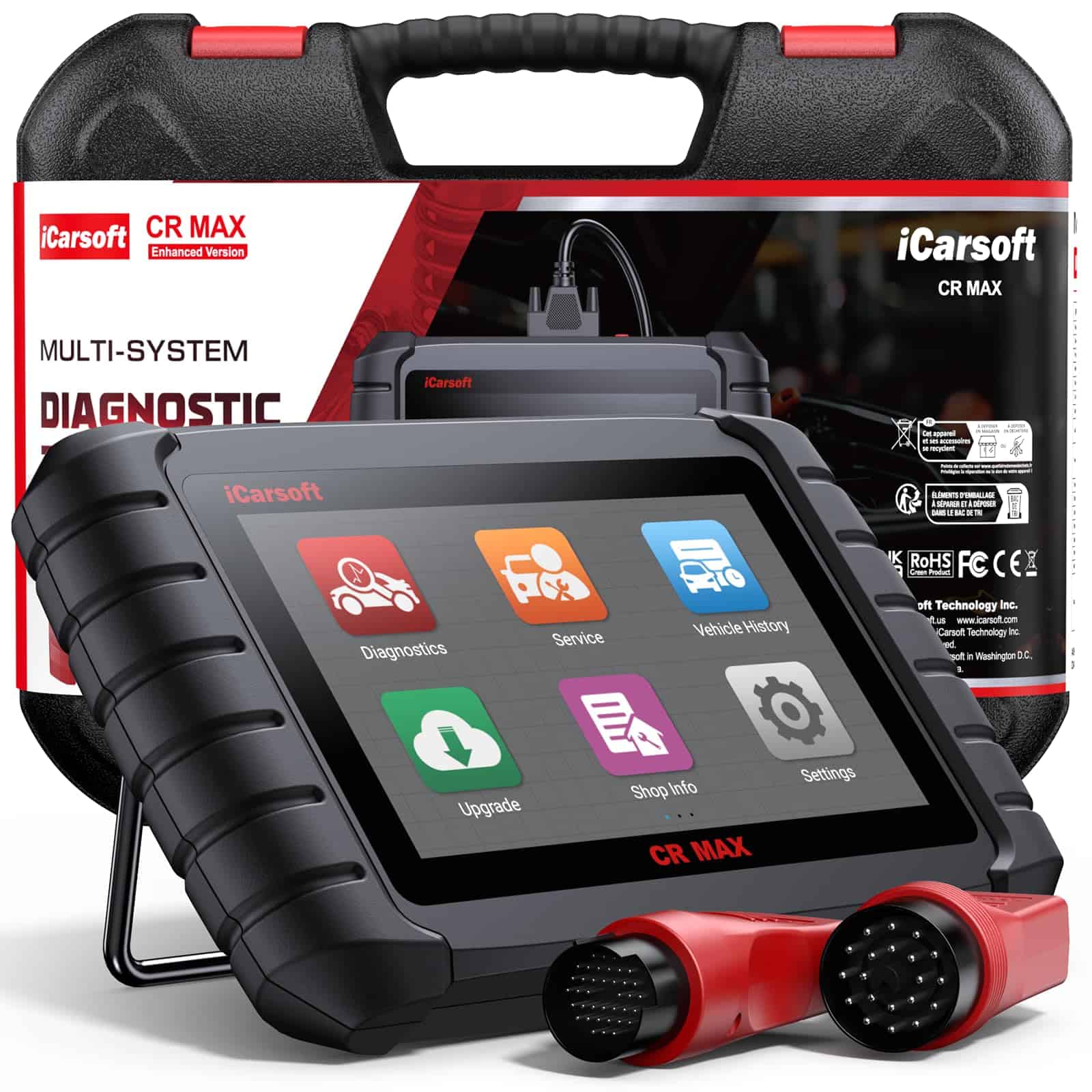 iCarsoft CR MAX 2025 Escáner Bidireccional de Sistema