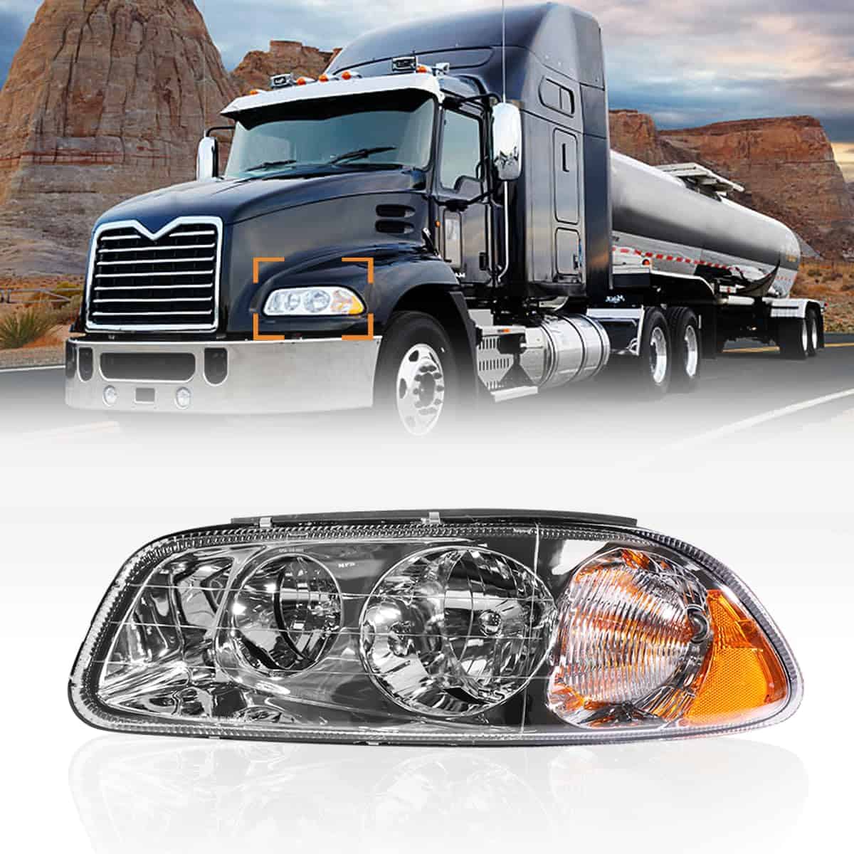 Faros para camiones Mack Vision 1996-2007 lado izquierdo