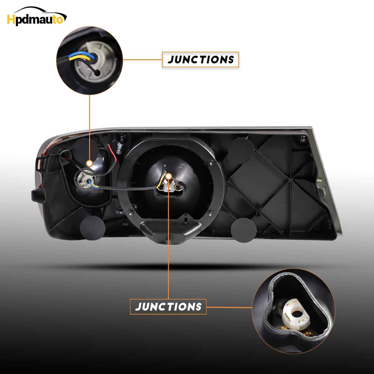 Faros Delanteros para Mack CV Repuesto Lado Derecho Cromado - Imagen 4
