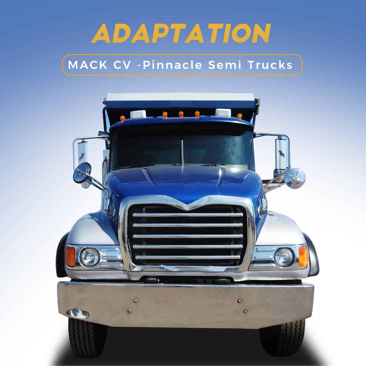 Marco de la parrilla cromada delantera para camiones - Imagen 6